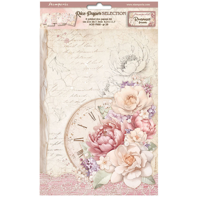 Selection 6 Rice paper A4 - Romance Forever