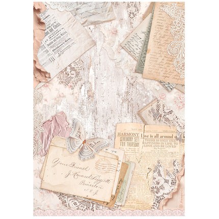 Selection 6 Rice paper A4 - Romance Forever