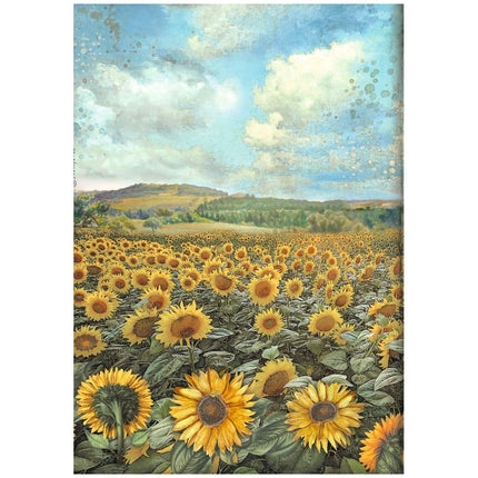 Selection 6 Rice paper A4 - Sunflower Art