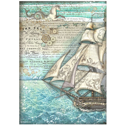 Selection 6 Rice paper A4 - Songs of the Sea