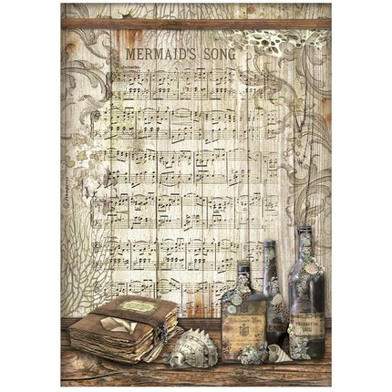 Selection 6 Rice paper A4 - Songs of the Sea
