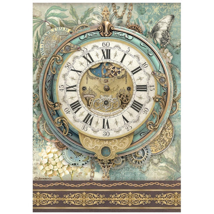 Printed 6 Rice paper A4 selection for Art and Craft - Gardens of Time