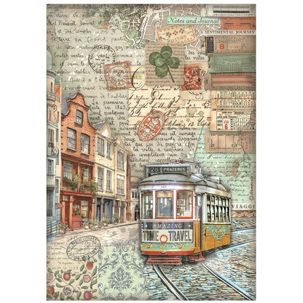 Selection 6 Rice paper A4 - Art of Travelling