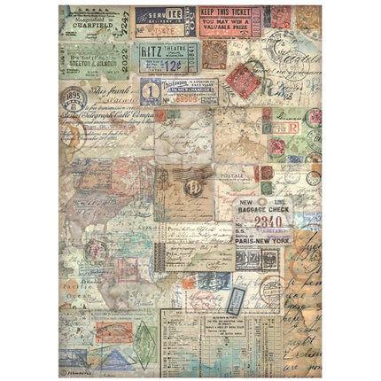 Selection 6 Rice paper A4 - Art of Travelling