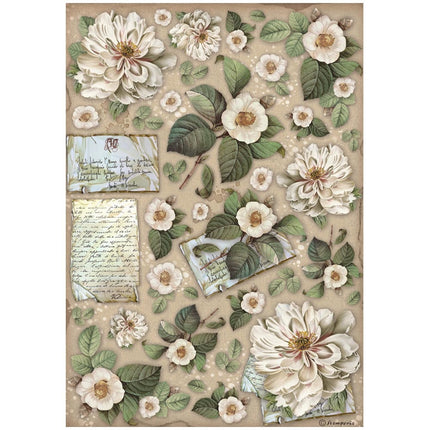Selection 6 Rice paper A4 - Vintage Library