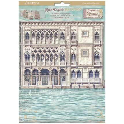 Selection 6 Rice paper A4 - Venice City of Art