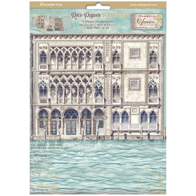Selection 6 Rice paper A4 - Venice City of Art