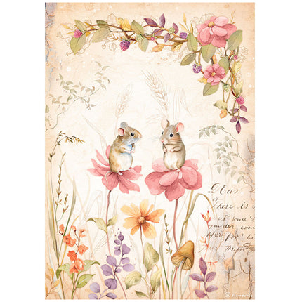 Selection 6 Rice paper A4 - Woodland