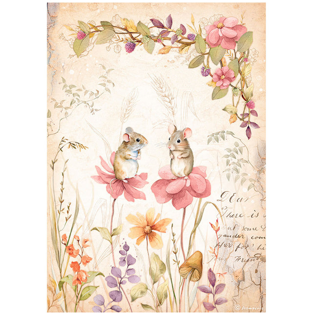 Selection 6 Rice paper A4 - Woodland