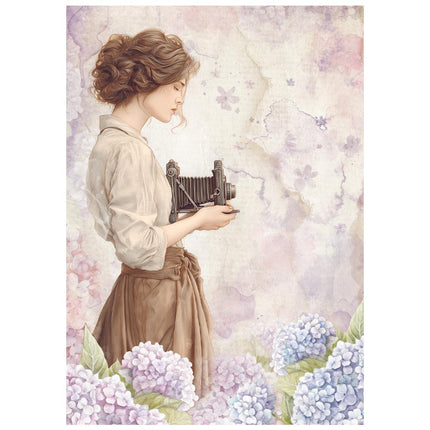 Mini Rice paper A6 8 sheets Quiet Days