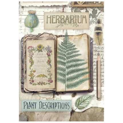 Mini Rice paper A6 8 sheets Herbarium Silvae