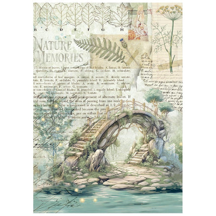 Mini Rice paper A6 8 sheets Herbarium Silvae
