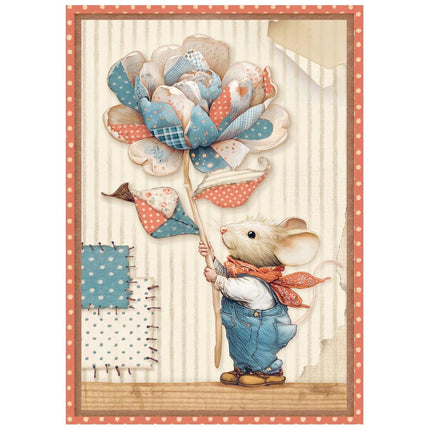 Mini Rice paper A6 8 sheets Family