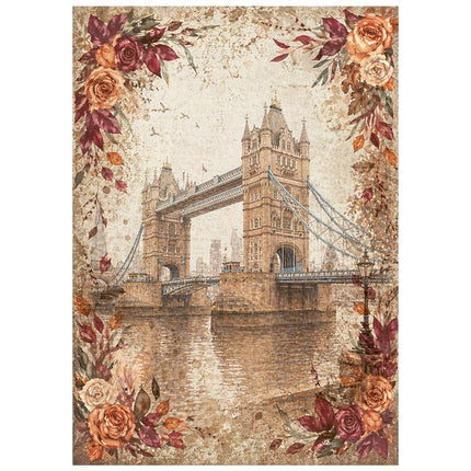 Printed Mini Rice paper A6 8 sheets for Art and Craft - Our Way