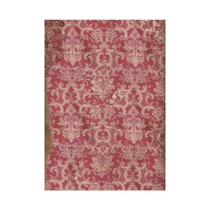 Selection 8 Rice paper A6 backgrounds - Vintage Library