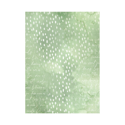 Selection 8 Rice paper A6 backgrounds - Create Happiness Oh lá lá