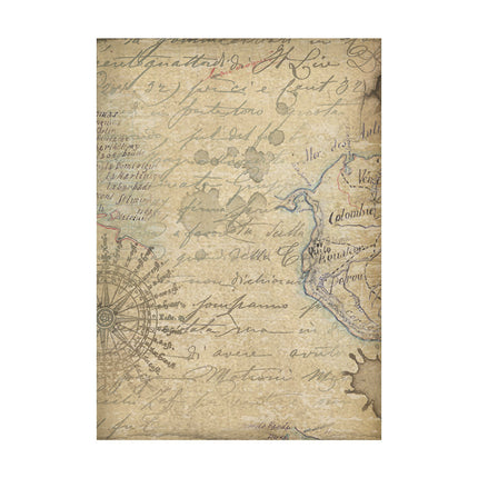 Selection 8 Rice paper A6 backgrounds - Around the world