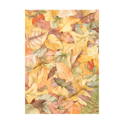 Selection 8 Rice paper A6 backgrounds - Woodland