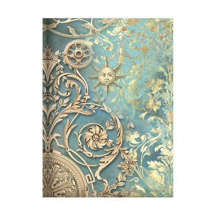 Selection of 8 A6 rice paper backgrounds - Sir Vagabond in Fantasy World