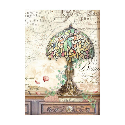 Selection of 8 Rice papers A6 backgrounds - Brocante Antiques