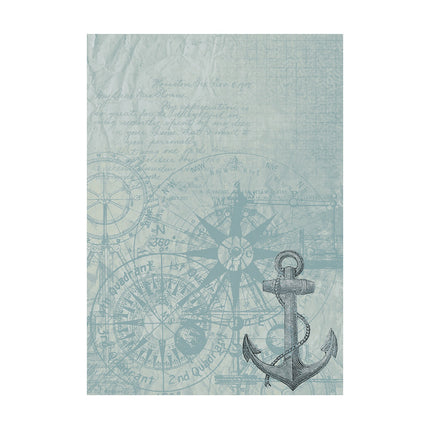 Selection of 8 Rice papers A6 backgrounds - Sea Land