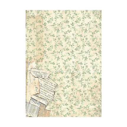 Selection of 8 Rice paper A6 backgrounds - Garden