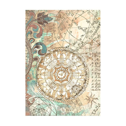 Selection 8 Rice paper A6 backgrounds - Fortune