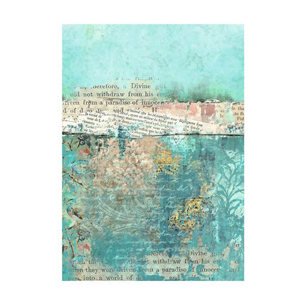 Selection 8 Rice paper A6 backgrounds - Wonderland
