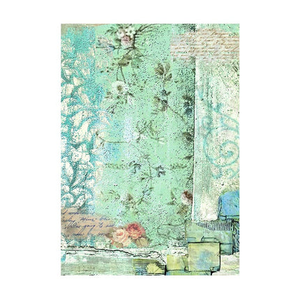 Selection 8 Rice paper A6 backgrounds - Wonderland