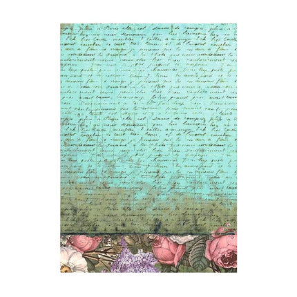 Selection 8 Rice paper A6 backgrounds - Wonderland