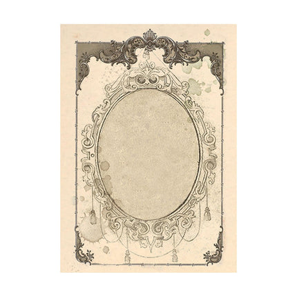 Selection 8 Rice paper A6 backgrounds - Classic Christmas