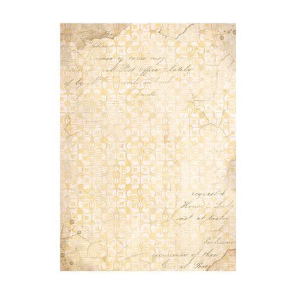 Selection 8 Rice paper A6 backgrounds - Golden Harmony