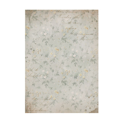 Selection 8 Rice paper A6 backgrounds - Golden Harmony