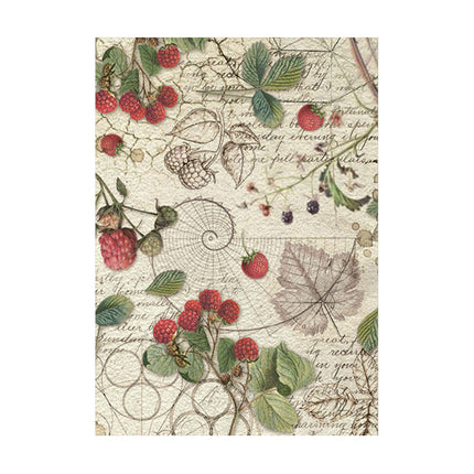 Selection 8 Rice paper A6 backgrounds - Forest