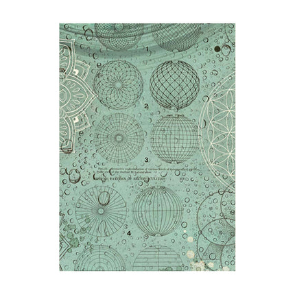 Selection 8 Rice paper A6 backgrounds - Forest