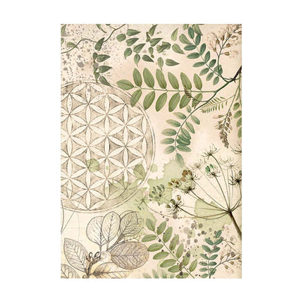 Selection 8 Rice paper A6 backgrounds - Forest