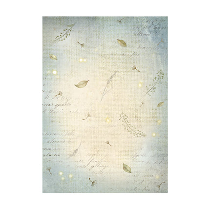 Selection of 8 Rice Paper A6 Backgrounds - Hidden Grove