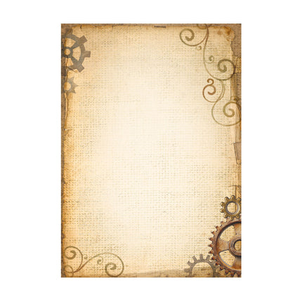 Selection of 8 Rice Paper A6 Backgrounds - Hidden Grove