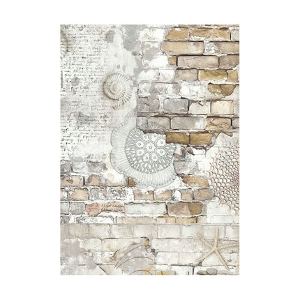 Selection of 8 A6 rice paper backgrounds - Silent Sea