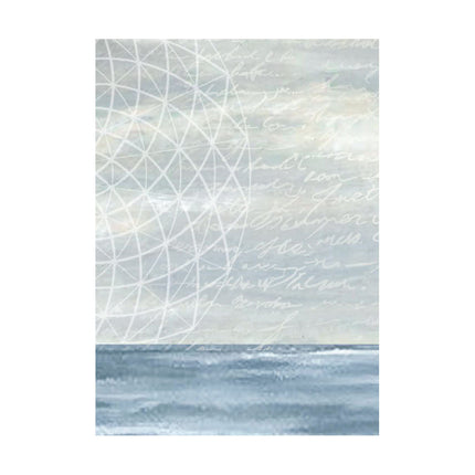 Selection of 8 A6 rice paper backgrounds - Silent Sea