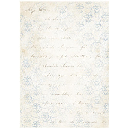 Selection 8 Rice paper A6 backgrounds - Timeless