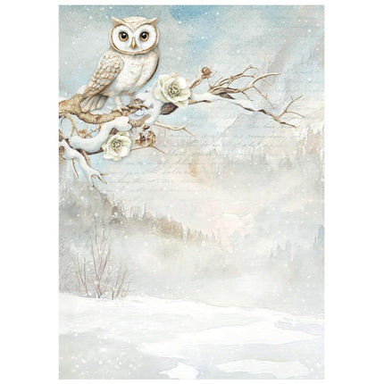 Selection of 8 A6 Rice Paper Backgrounds - The Owl's House