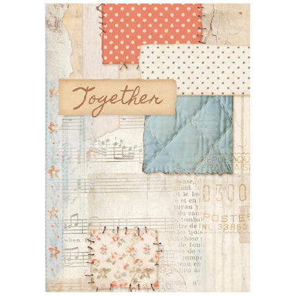 Selection 8 Rice paper A6 backgrounds Family