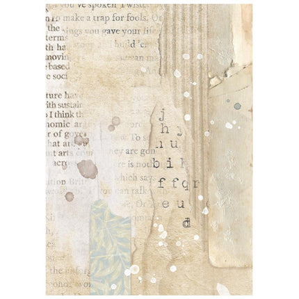 Selection 8 Rice Paper A6 Backgrounds Secret Diary