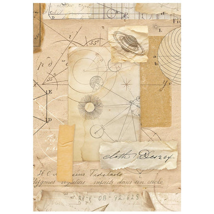 Selection 8 Rice paper A6 backgrounds A new Beginning  