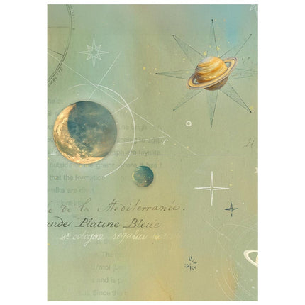 Selection 8 Rice paper A6 backgrounds A new Beginning  