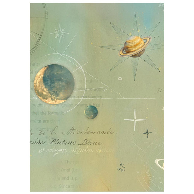 Selection 8 Rice paper A6 backgrounds A new Beginning  