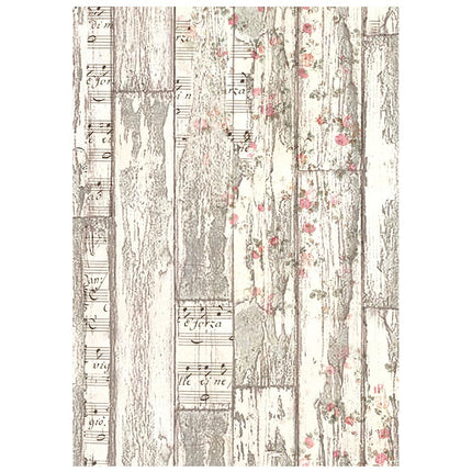 Printed 8 Rice paper A6 backgrounds selection for Art and Craft - Winter Magic 