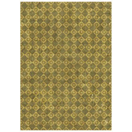 Printed 8 Rice paper A6 backgrounds selection for Art and Craft - Silent Night 