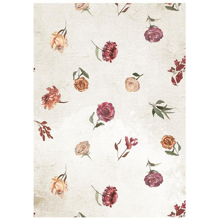 Printed 8 Rice paper A6 backgrounds selection for Art and Craft - Our Way